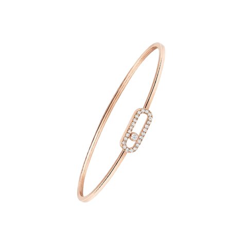 Messika armband in rosé goud 18kt met briljant van 0,34 karaat