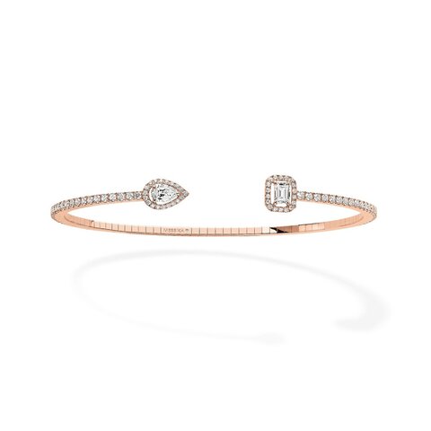 Messika armband in rosé goud 18kt met briljant van 0,85 karaat