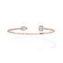 Messika armband in rosé goud 18kt met briljant van 0,85 karaat - thumb