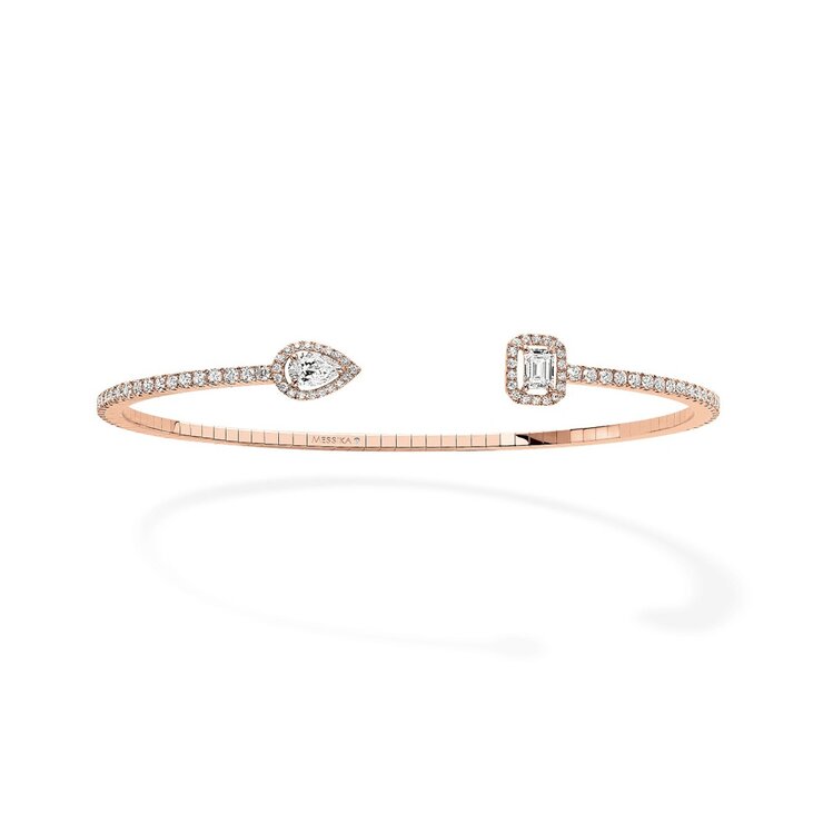 Messika armband in rosé goud 18kt met briljant van 0,85 karaat