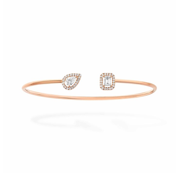 Messika armband in rosé goud 18kt met briljant van 0,15 karaat