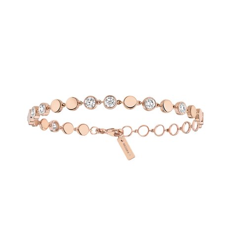 Messika armband in rosé goud 18kt met briljant van 1,40 karaat