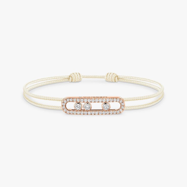 Messika armband in rosé goud 18kt met briljant van 0,26 karaat