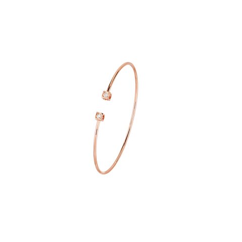 dinh van armband in rosé goud 18kt met briljant van 0,14 karaat