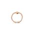 DoDo ring in rosé goud 9kt en zilver - thumb