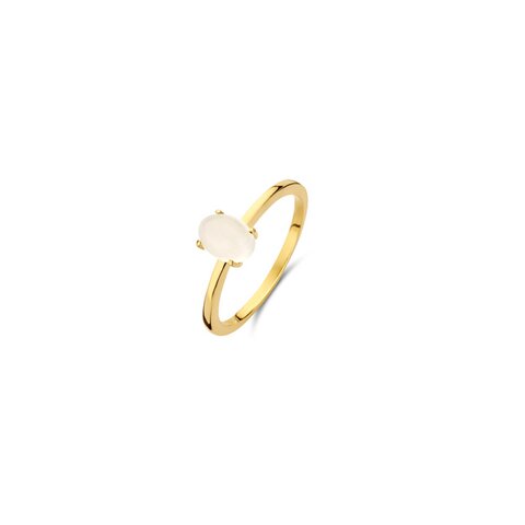 Casteur by Casteur ring in geel goud 18kt met maansteen