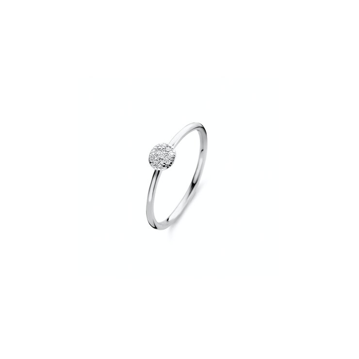 Casteur by Casteur ring in wit goud 18kt met briljant van 0,04 karaat