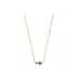 Casteur by Casteur ketting in geel goud 18kt met zwarte briljant van 0,07 karaat - thumb