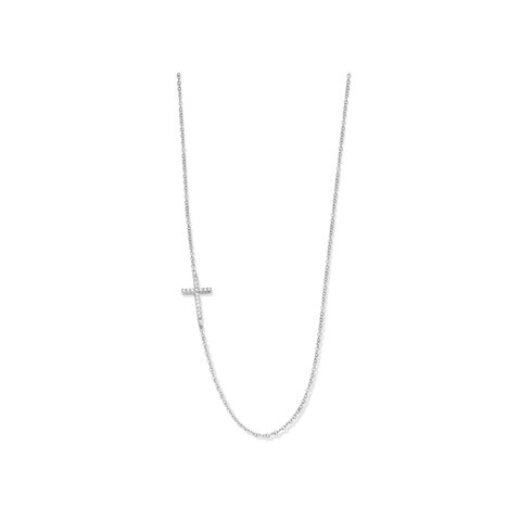 Casteur by Casteur ketting in wit goud 18kt met briljant van 0,08 karaat