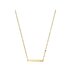 Casteur by Casteur ketting in geel goud 18kt met briljant van 0,02 karaat - thumb