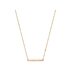 Casteur by Casteur ketting in rosé goud 18kt met briljant van 0,02 karaat - thumb