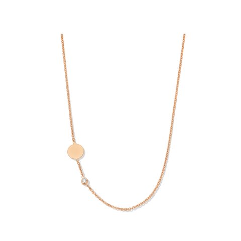 Casteur by Casteur ketting in rosé goud 18kt met briljant van 0,05 karaat