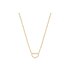 Casteur by Casteur ketting in geel goud 18kt met briljant van 0,13 karaat - thumb