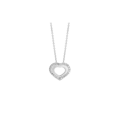 Casteur by Casteur ketting in wit goud 18kt met briljant van 0,25 karaat