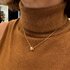 Casteur by Casteur ketting in rosé goud 18kt met briljant van 0,18 karaat - thumb