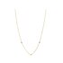 Casteur by Casteur ketting in geel goud 18kt met briljant van 0,15 karaat - thumb