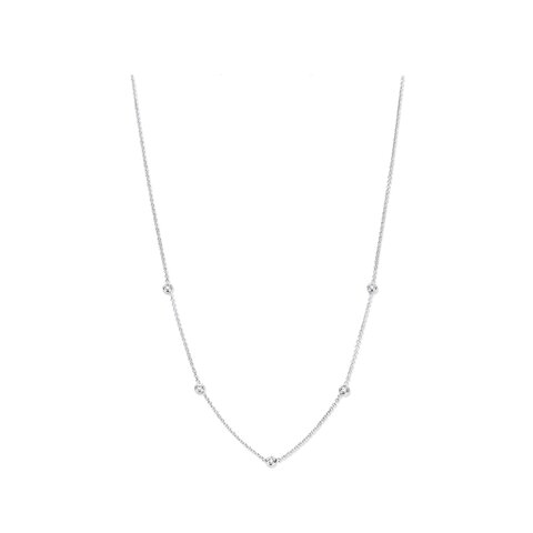 Casteur by Casteur ketting in wit goud 18kt met briljant van 0,25 karaat