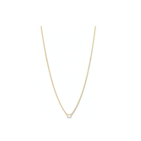 Casteur by Casteur ketting in geel goud 18kt met maansteen