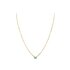 Casteur by Casteur ketting in geel goud 18kt met topaas blauw - thumb