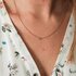 Casteur by Casteur ketting in geel goud 18kt met topaas blauw - thumb