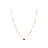 Casteur by Casteur ketting in geel goud 18kt met granaat - thumb