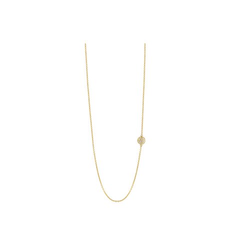 Casteur by Casteur ketting in geel goud 18kt met briljant van 0,15 karaat