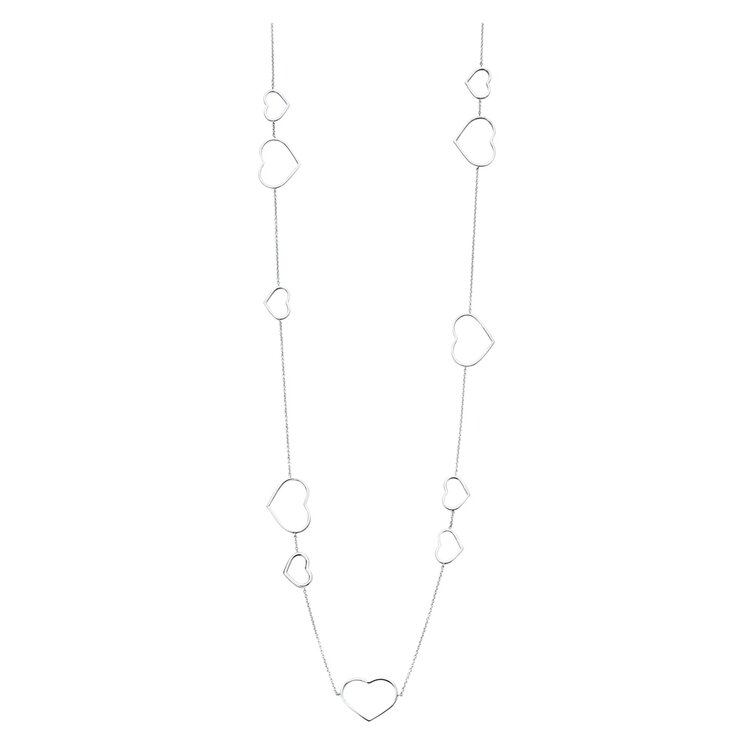 Casteur by Casteur ketting in wit goud 18kt