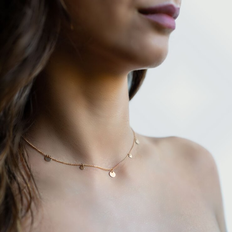 Burato Gioilelli ketting in rosé goud 18kt