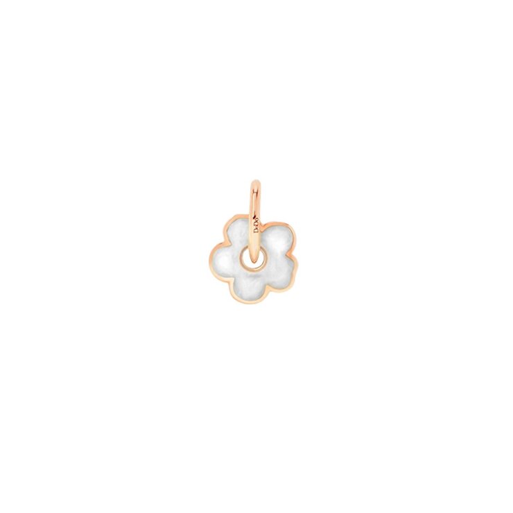 DoDo hanger in rosé goud 9kt met email