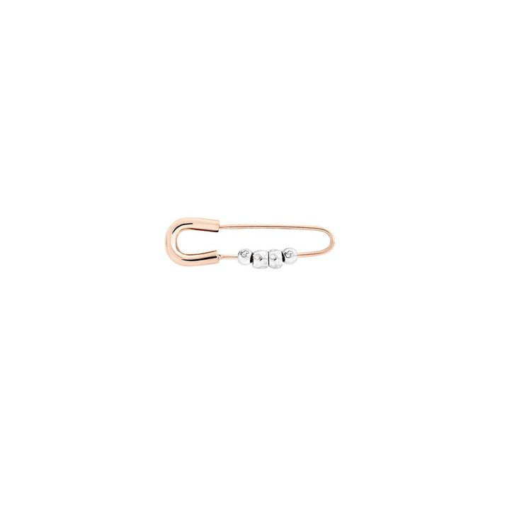 DoDo hanger in rosé goud 9kt en zilver