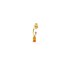 Casteur by Casteur oorring in geel goud 18kt met quartz citrien - thumb