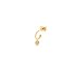 Casteur by Casteur oorring in geel goud 18kt met briljant van 0,04 karaat - thumb