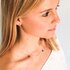 Casteur by Casteur oorring in geel goud 18kt met bruine briljant van 0,04 karaat - thumb