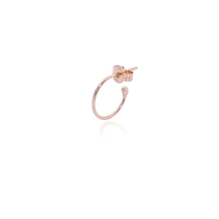 Burato Gioilelli oorring in rosé goud 18kt