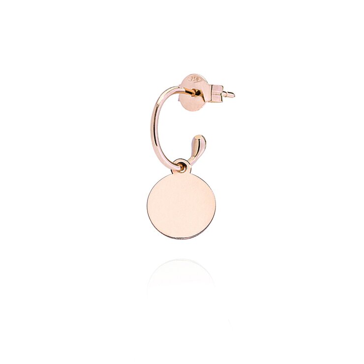 Burato Gioilelli oorring in rosé goud 18kt