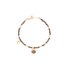 DoDo armband in rosé goud 9kt met quartz fumé omringd door bruine briljanten van 0,08 karaat - thumb