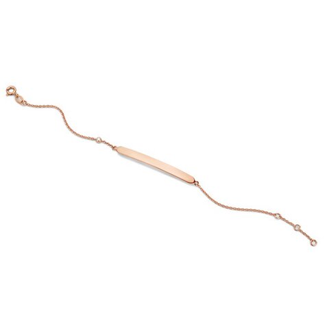 Casteur by Casteur armband in rosé goud 18kt met briljant van 0,03 karaat