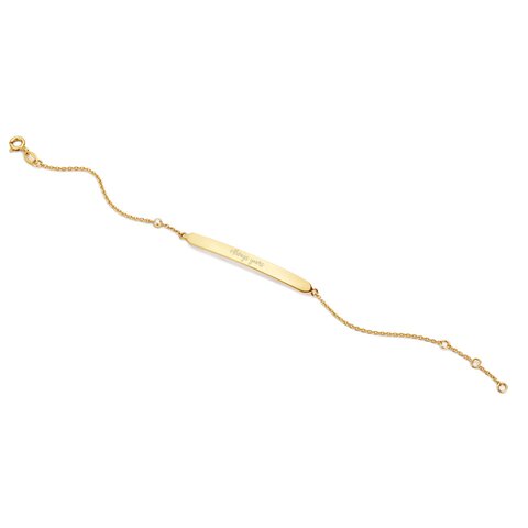 Casteur by Casteur armband in geel goud 18kt met briljant van 0,03 karaat