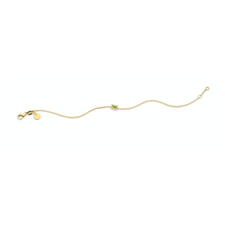 Casteur by Casteur armband in geel goud 18kt met peridoot