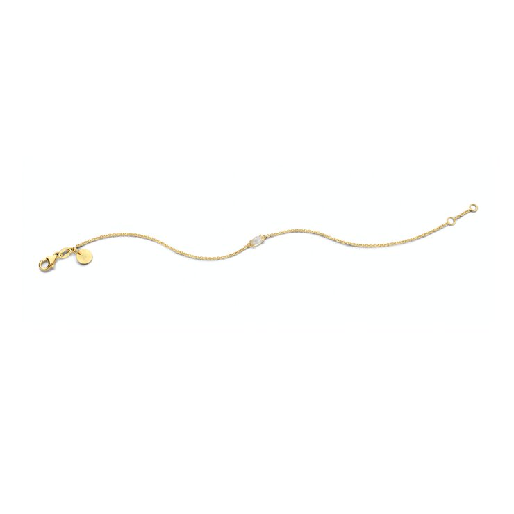 Casteur by Casteur armband in geel goud 18kt met maansteen