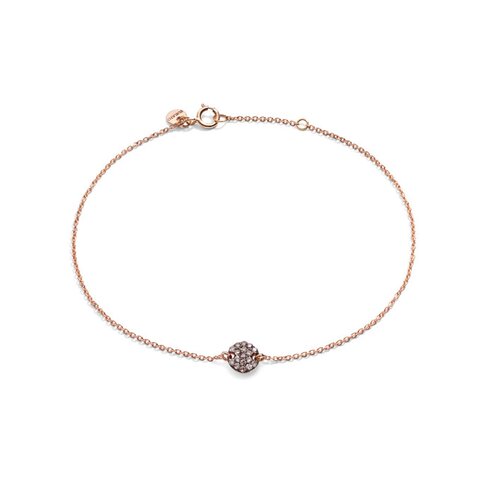 Burato Gioilelli armband in rosé goud 18kt met bruine briljant van 0,09 karaat